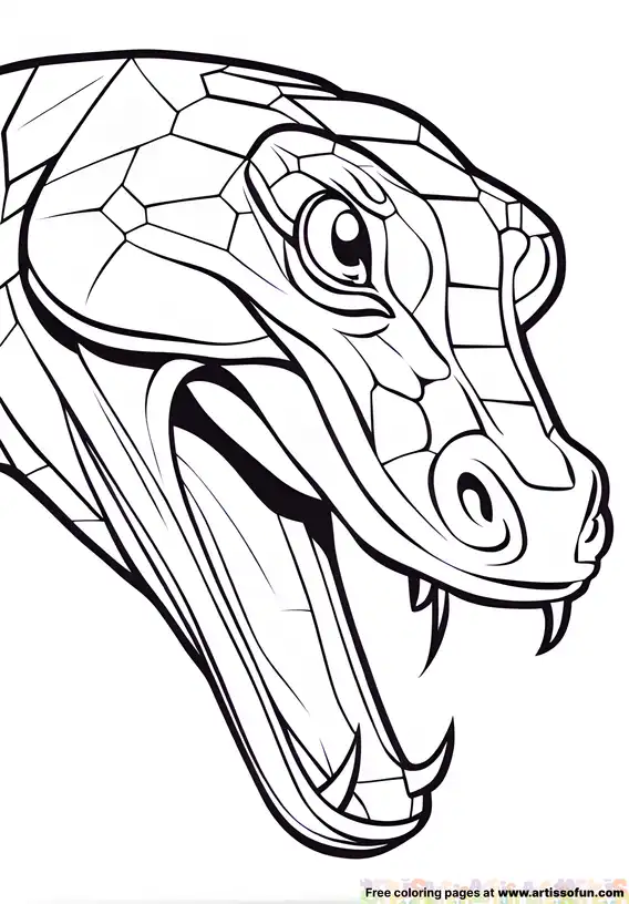Snake Cubism Art Headshot result scaled 1