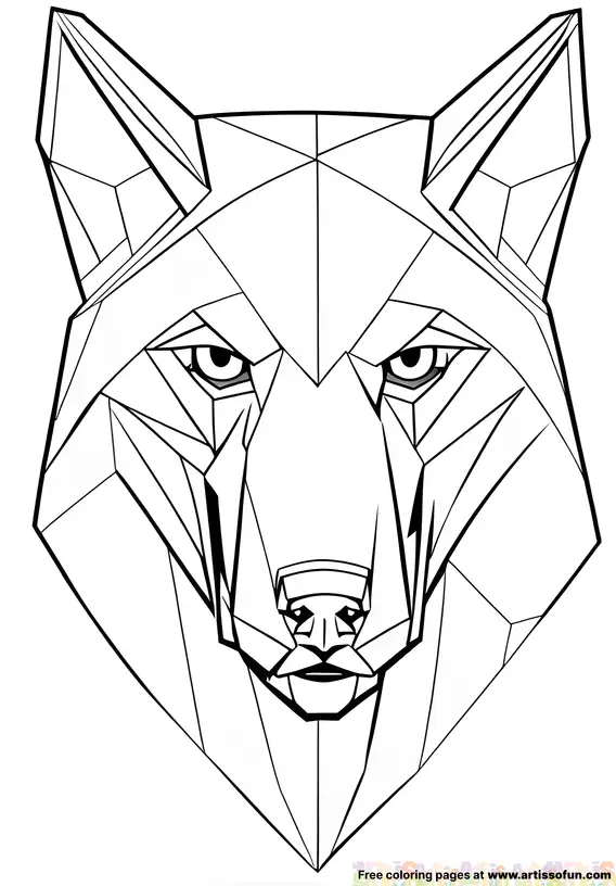 WolfDog Cubism Art Headshot 3 result scaled 1
